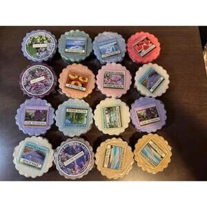 Lot of 16 Yankee Candle Tarts Mixed Wax Melts Beach Scents Vintage New Sealed